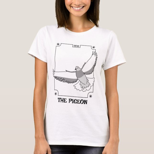 Camiseta Tarot Pombo da Cidade de Nova York (Frente)