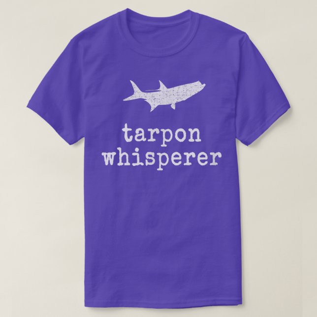 Camiseta Tarpon WhispererTarpon Fish (Frente do Design)