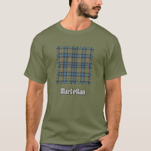 Camiseta Tartan Antigo do Clã MacLellan