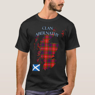Camiseta Tartan do Clã Escocês Abernathy Escócia