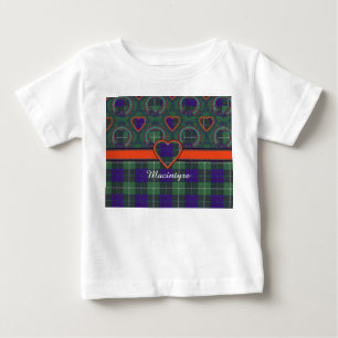 Camiseta Tartan do Scottish da xadrez do clã de Macintyre