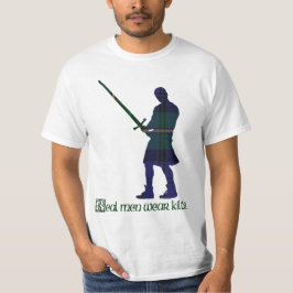 Camiseta Tartan real do Scottish de Gordon dos Kilts do