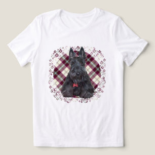 Camiseta Tartan Scottish Terrier