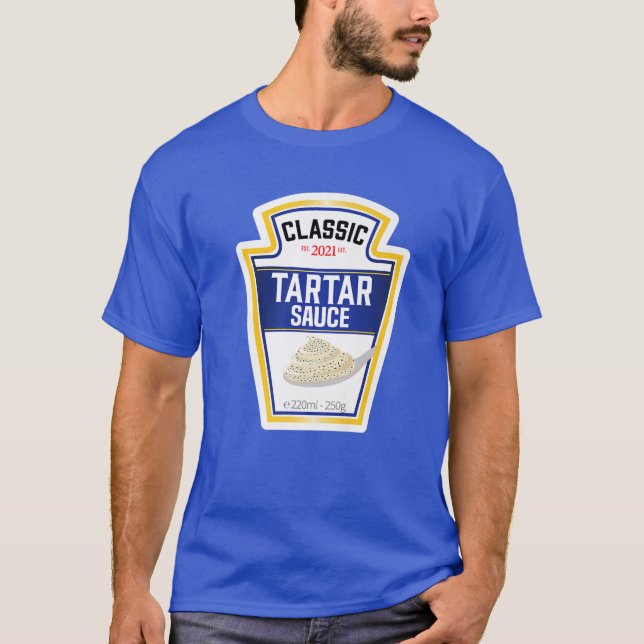 Camiseta Tartar Molho Figurino Casais Correspondentes Grupo (Frente)