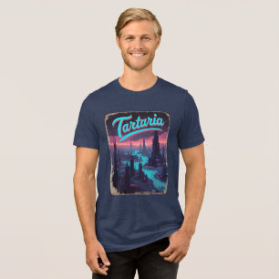 Camiseta Tartaria Lama Flutuar Cyberpunk Vintage