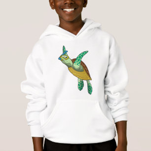 Camiseta Tartaruga a mergulhar com Snorkel