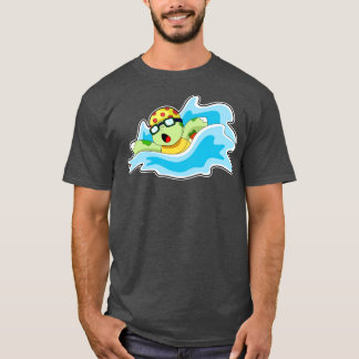 Camiseta Tartaruga a Nadar na Água