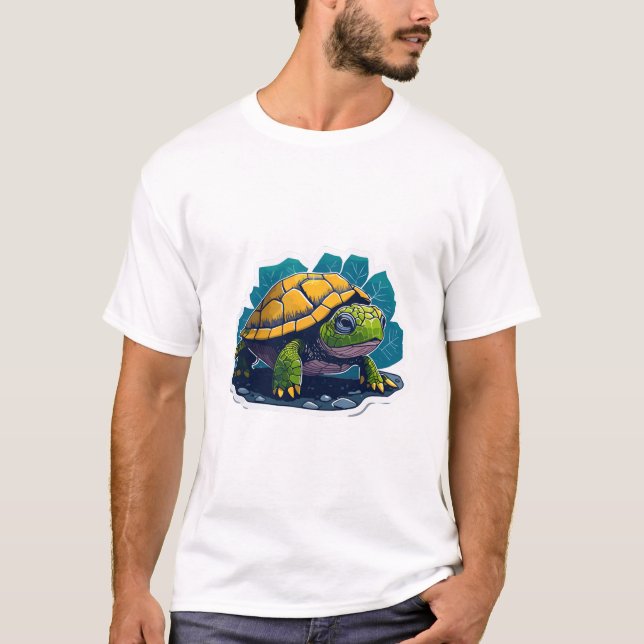Camiseta Tartaruga Adorável (Frente)
