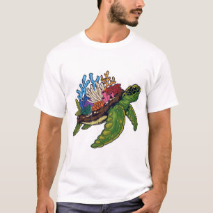 Camiseta Tartaruga-aligator-vermelha