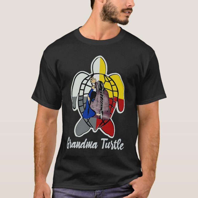 Camiseta Tartaruga-avó americana (Frente)