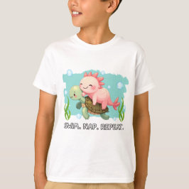 Camiseta Tartaruga Axolotl