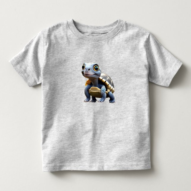 Camiseta Tartaruga Bebê de Olhos Grandes (Frente)