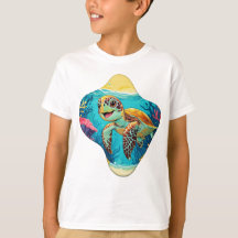 Tartaruga Boho Australiana - Salpico Ensolarado