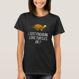 Camiseta Tartaruga Bonita Adorava Tartaruga Eu Só Amarrei T