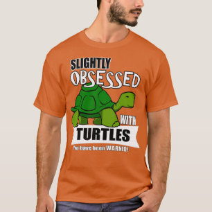 Camiseta Tartaruga Bonita Oferece Obcecação com Tartarugas