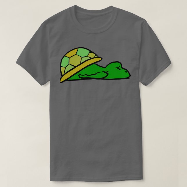 Camiseta Tartaruga Centeada Amarelo Esgotada (Frente do Design)