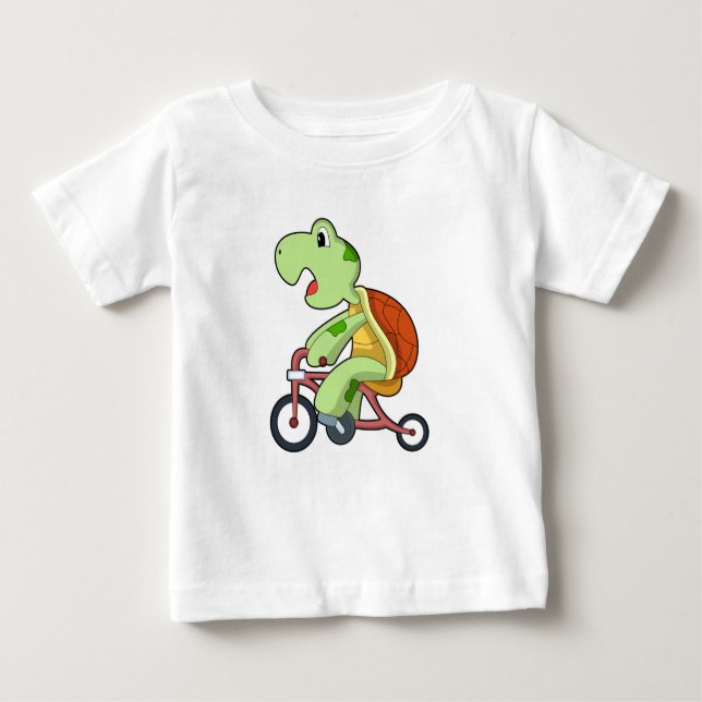 Camiseta Tartaruga com Bicicleta (Frente)