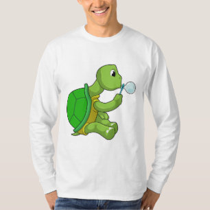 Camiseta Tartaruga com bolhas de sabão