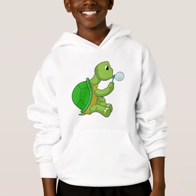 Camiseta Tartaruga com bolhas de sabão (Frente)