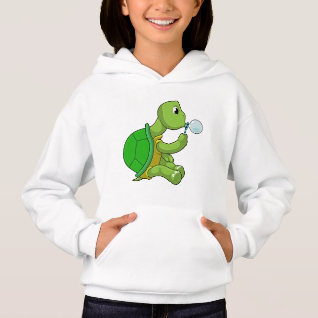 Camiseta Tartaruga com bolhas de sabão (Frente)
