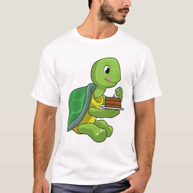 Camiseta Tartaruga com Bolo (Frente)