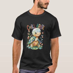Camiseta tartaruga com flores tartarugas fofinhas e animais