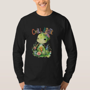 Camiseta tartaruga com flores tartarugas fofinhas e animais
