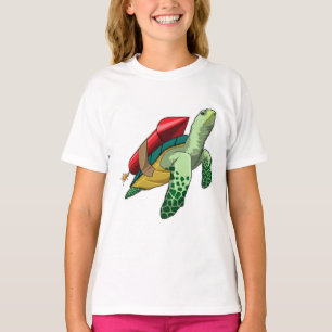 Camiseta Tartaruga com foguete