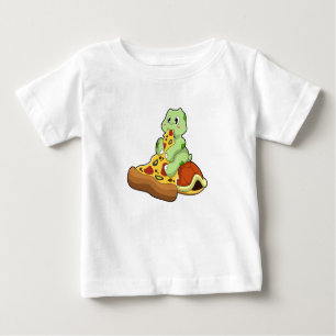 Camiseta Tartaruga com pizza