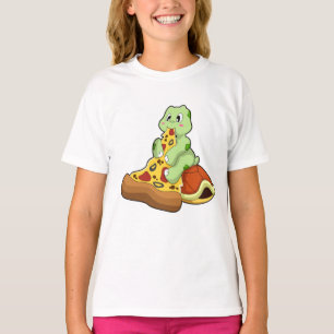 Camiseta Tartaruga com pizza