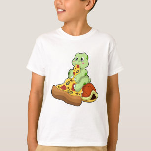 Camiseta Tartaruga com pizza