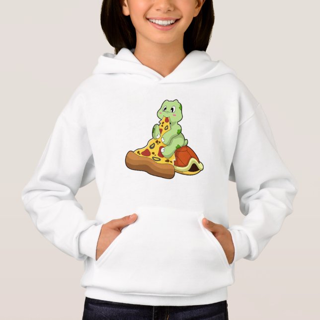 Camiseta Tartaruga com pizza (Frente)