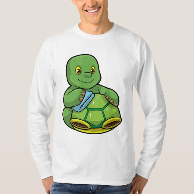 Camiseta Tartaruga com Shell & Clearing Rag (Frente)