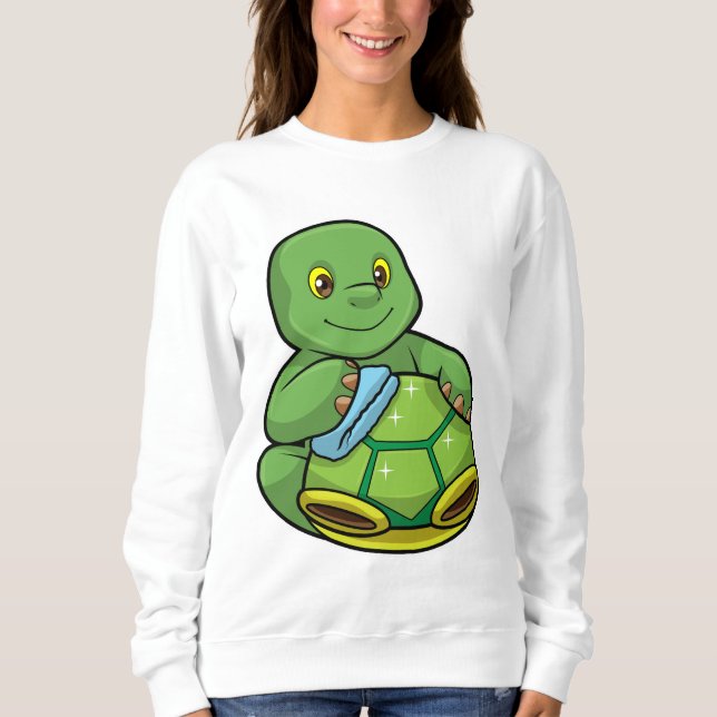Camiseta Tartaruga com Shell & Clearing Rag (Frente)