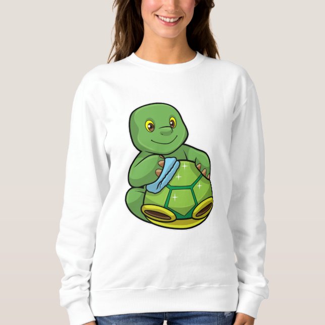 Camiseta Tartaruga com Shell & Clearing Rag (Frente)
