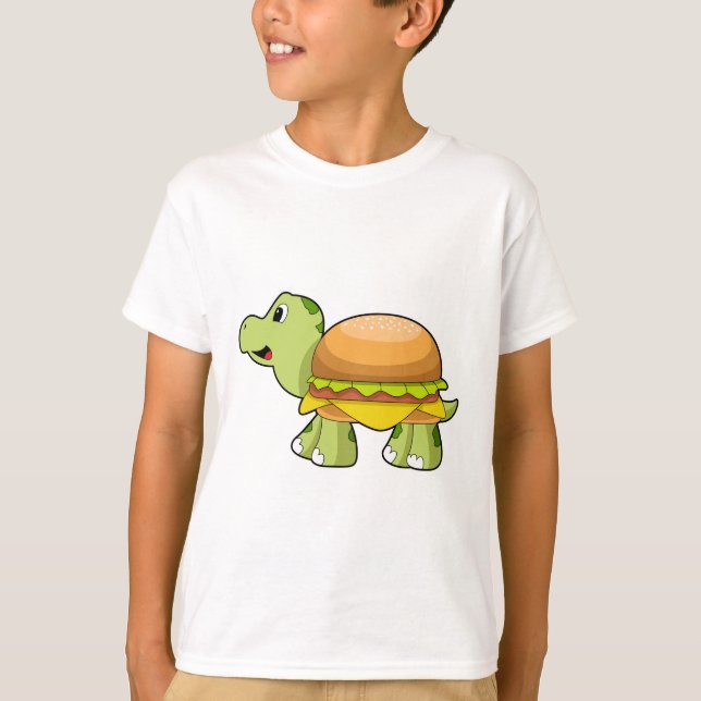Camiseta Tartaruga com Shell como Burger.PNG (Frente)