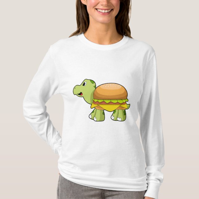 Camiseta Tartaruga com Shell como Burger.PNG (Frente)