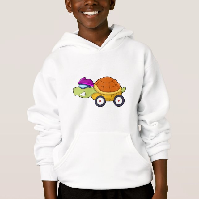 Camiseta Tartaruga com Shell como Carro (Frente)