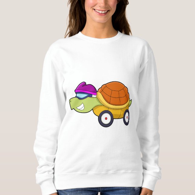 Camiseta Tartaruga com Shell como Carro (Frente)