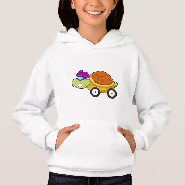 Camiseta Tartaruga com Shell como Carro (Frente)