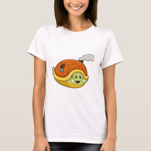 Camiseta Tartaruga com Shell como Casa