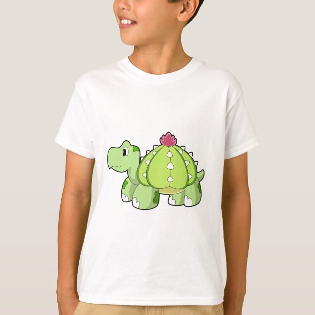 Camiseta Tartaruga como Cactus (Frente)