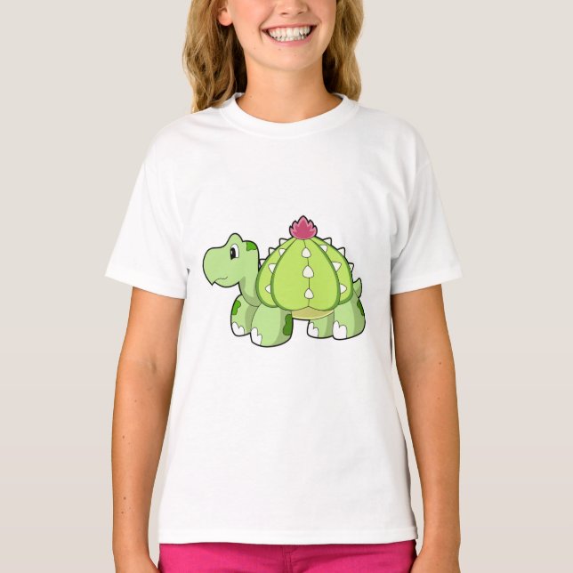Camiseta Tartaruga como Cactus (Frente)