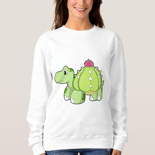 Camiseta Tartaruga como Cactus (Frente)