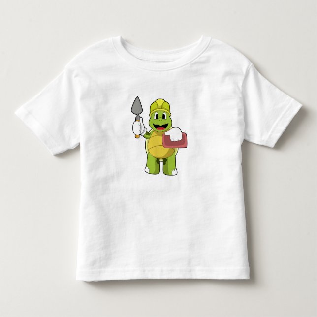 Camiseta Tartaruga como Mason com Pedra (Frente)