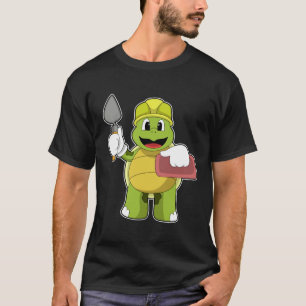 Camiseta Tartaruga como Mason com Pedra