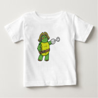 Tartaruga como Pirata com Mão Vestida e Sistema Ol