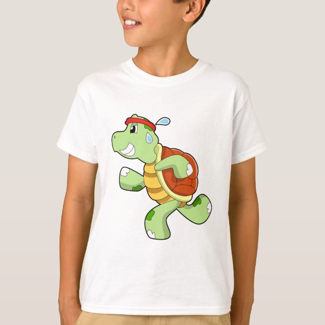 Camiseta Tartaruga como Runner (Frente)