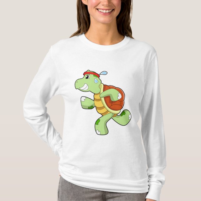 Camiseta Tartaruga como Runner (Frente)