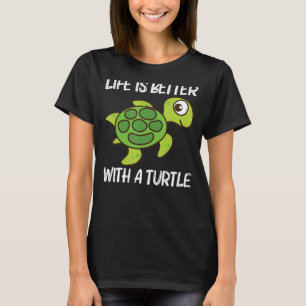 Camiseta Tartaruga Corta Para Homens Tartarugas Do Mar